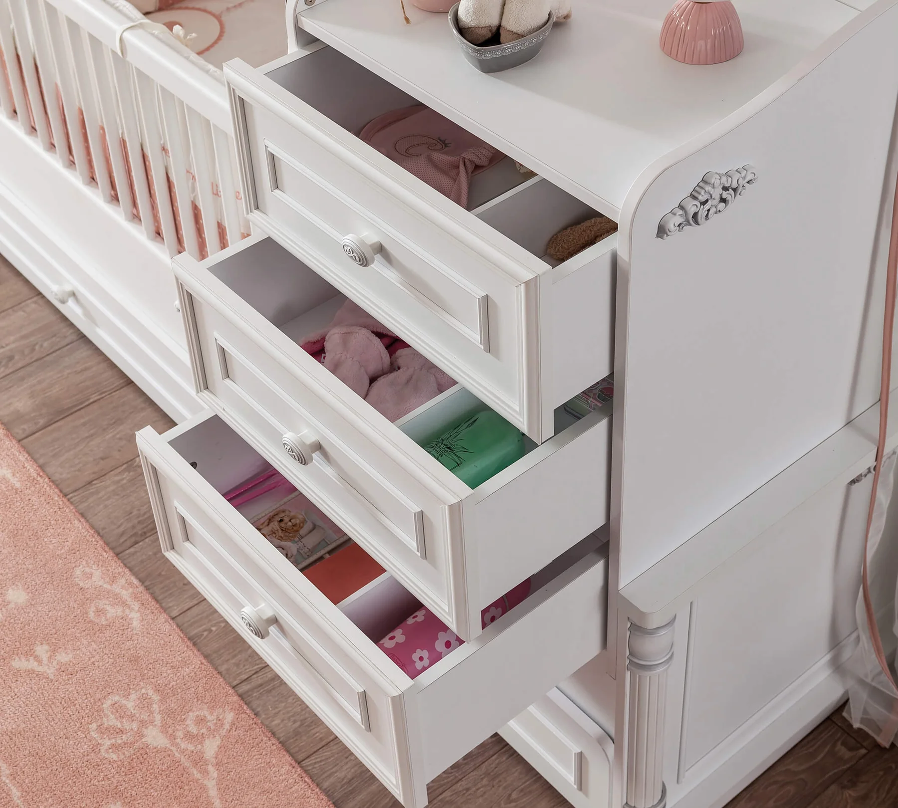 Büyüyebilen Klasik Bebek Karyolası