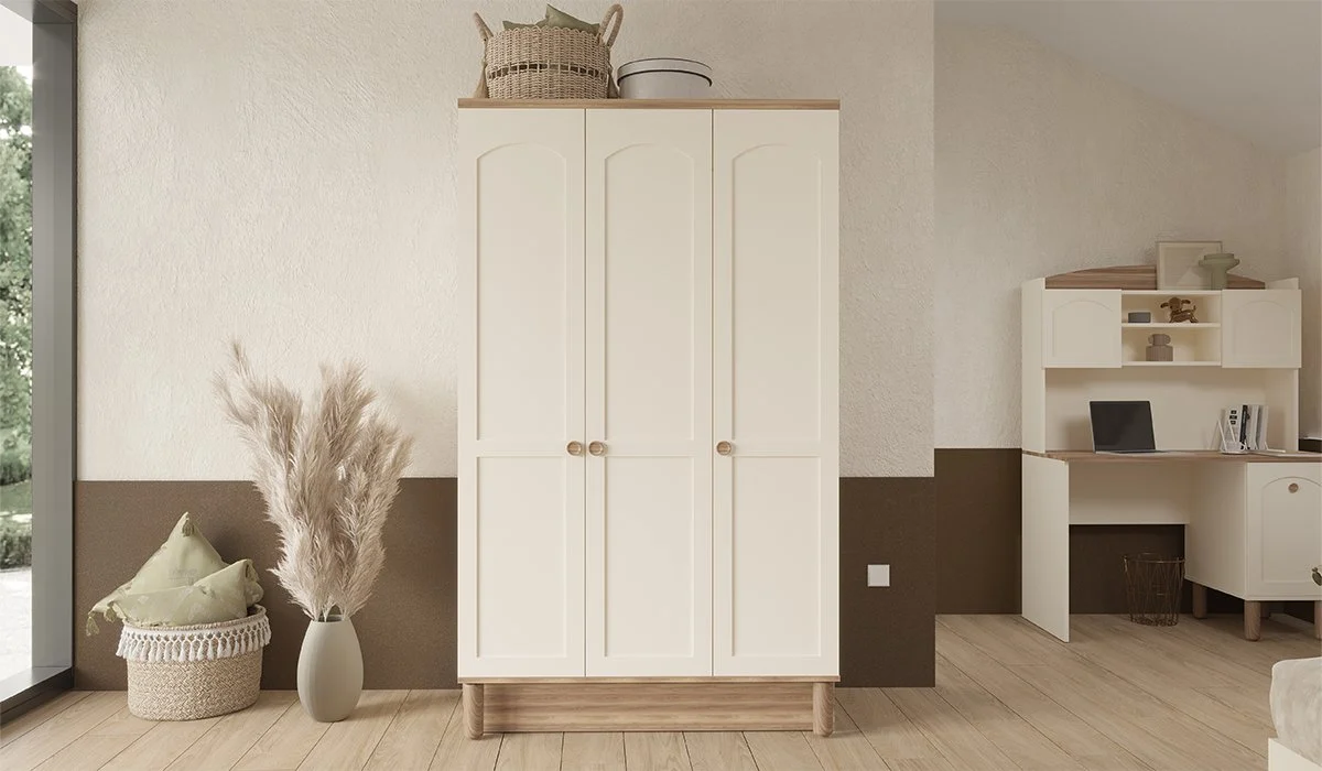 Kemer İşlemeli Country Gardırop