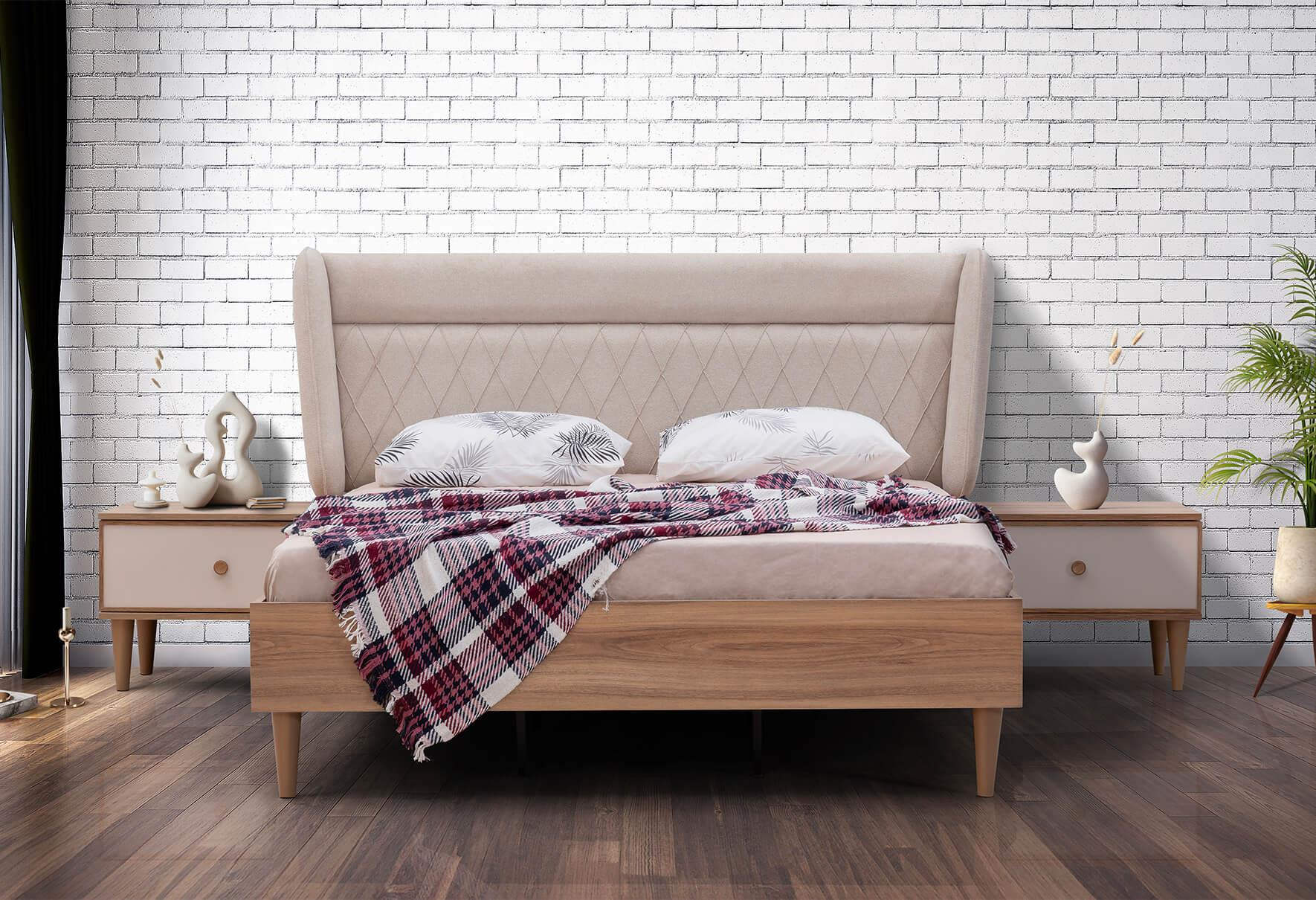 Zenith Retro Detaylı Yatak Odası Takımı