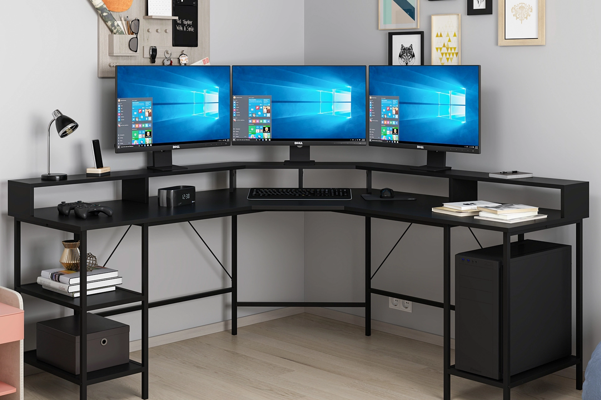 L-Tipi Profesyonel Oyuncu Masası